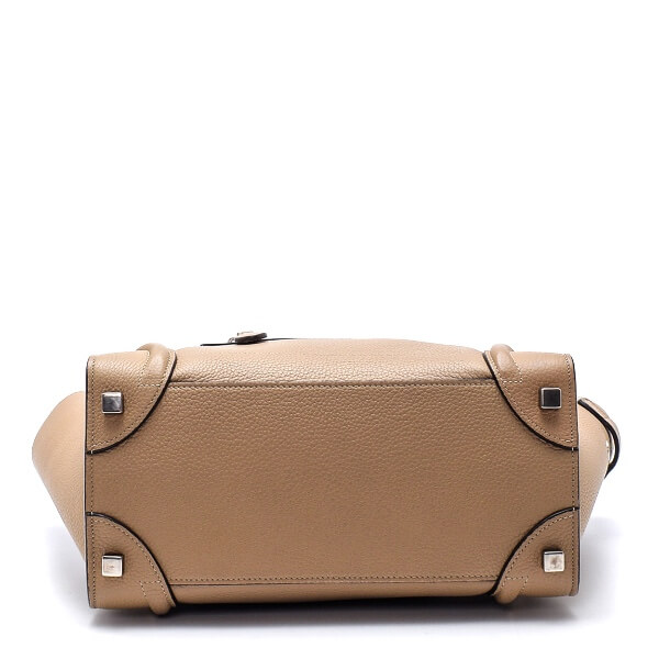 Celine - Etoupe Leather Small Luggage Bag